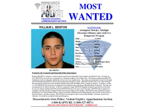 Massachusetts State Police Add Two To Most Wanted List Wilmington Ma Patch