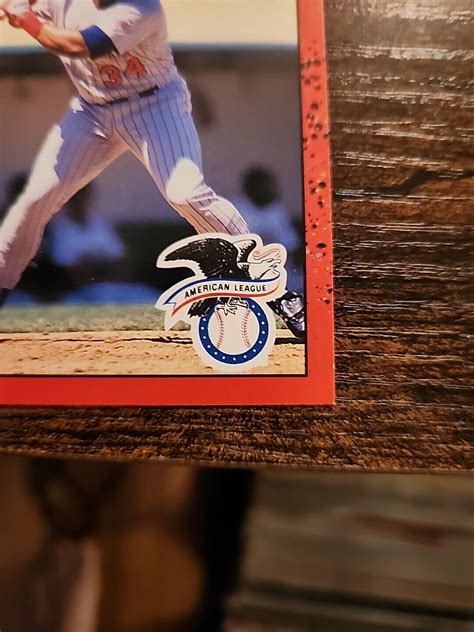 Rare Error Card Donruss Kirby Puckett Hof All Star Errors