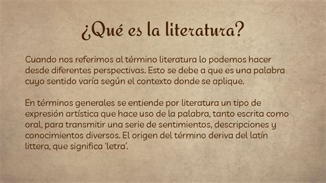 Solution Historia De La Literatura Studypool