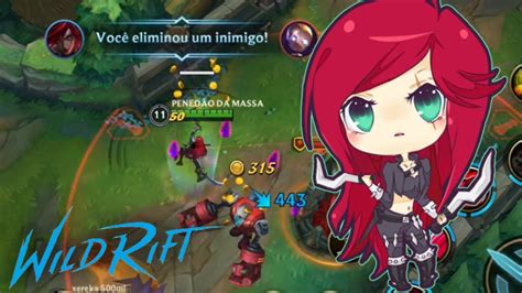 KATARINA É MUITO FORTE NA MID LANE LOL WILD RIFT YouTube