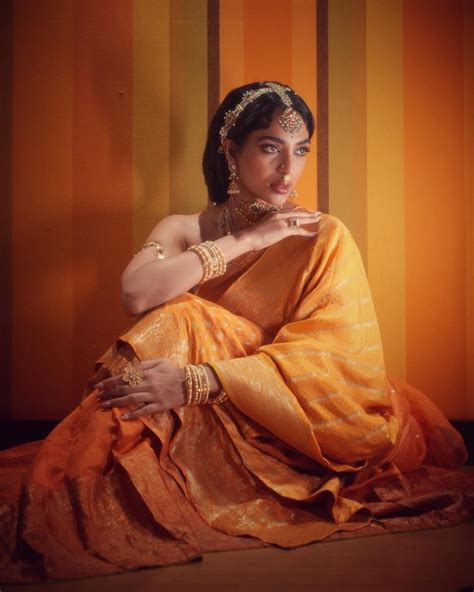 Sobhita Dhulipala In Yellow Saree And Traditional Jewellery Is A Vision