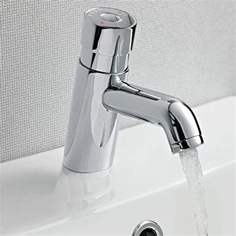 ENKI Vision BT4000 Chrome Self Closing Delay Action Bathroom Tap