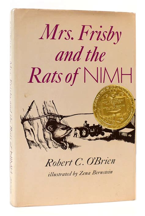 Mrs Frisby And The Rats Of Nimh Robert C Obrien First Edition Second Printing