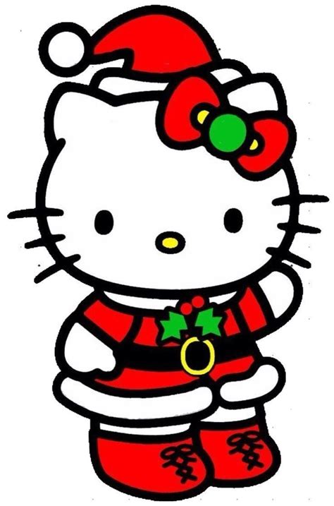 Pin By Adriana Nicole Salcido On Christmas Cutouts Hello Kitty Clipart Hello Kitty Coloring