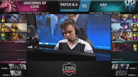 Unicorns Of Love Vs H2K EN EU LCS Spring Split 2018 W7D1 1080p CDA