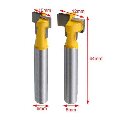 Pcs T Slot Router Bits Shank Woodworking Cutter With