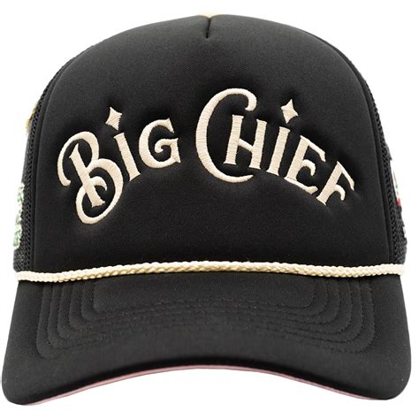 Big Chief X Mour Cap Trucker Hat Black Big Chief