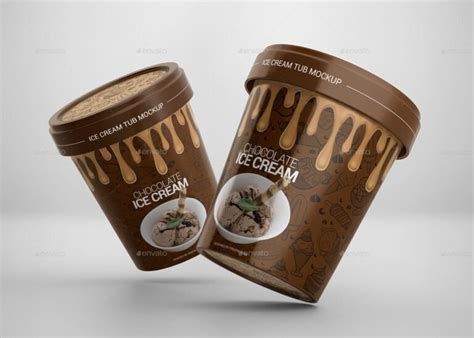 20+ Best Ice Cream Box Mockup Packaging PSD Templates