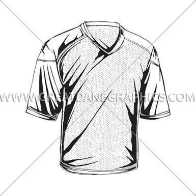 Football Jersey Sketch at PaintingValley.com | Explore collection of ...