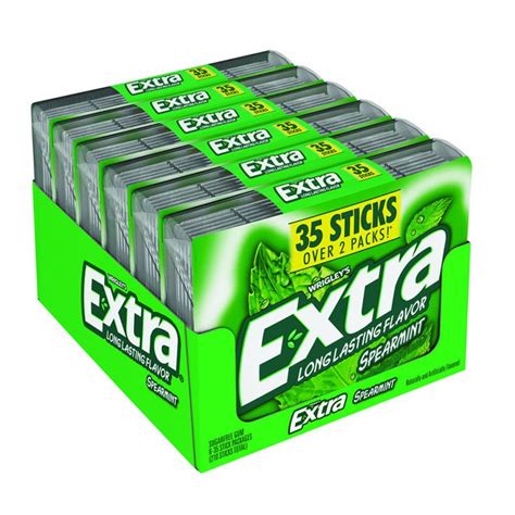 Extra Spearmint Gum Mega Pack 413 Oz Extra Spearmint Gum Spearmint