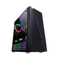 Gabinete Gamer Bluecase Bg Pulse Led Rgb Lateral Em Vidro