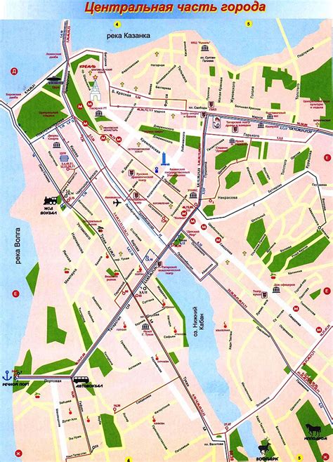 Карта Казани (Россия) на русском языке, расположение на карте мира с ...