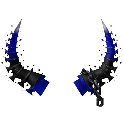 Dark Blue Hell Horns S Code Price RblxTrade