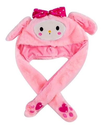 Gorro Levanta Orejas Kawaii Tik Tok Peluche Gorrito Inviern Tienda M45