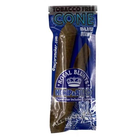 Feuille Blunt Cone Pré Roulé Royal Blunts Hemparillo Blueberry