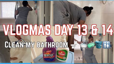 VLOGMAS DAY 13 14 CLEAN MY BATHROOM WITH ME YouTube