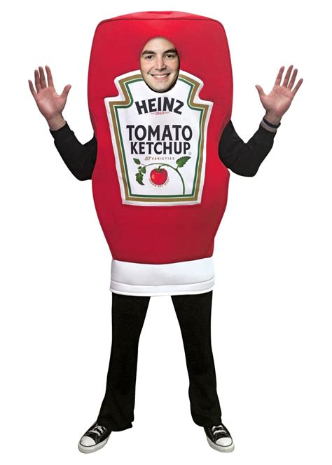 Heinz Ketchup Squeeze Bottle Costume Food Costumes