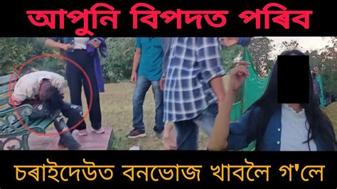 চৰাইদেউত বনভোজ খাবলৈ গ লে আপুনিও পৰিব পাৰে ডাঙৰ বিপদত গতিকে সাৱধান Youtube