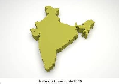 India Map 3d Images, Stock Photos & Vectors | Shutterstock