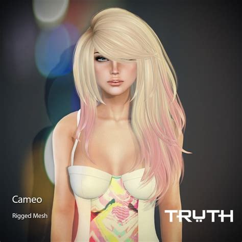 Second Life Marketplace Truth Hair Cameo Mesh Hair Demo