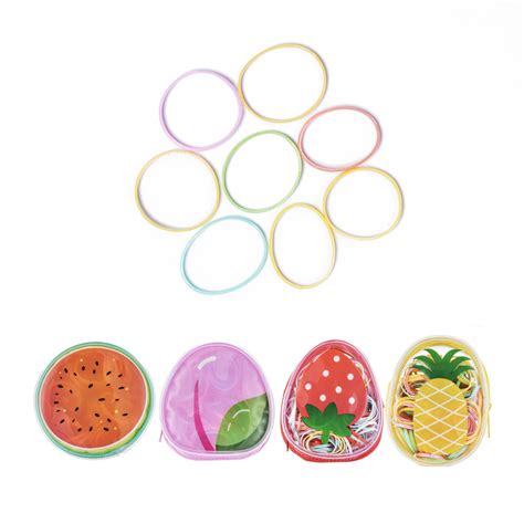 Disposable Hair Ties In Fruit Storage Bag 200 Pcs MINISO Bahrain