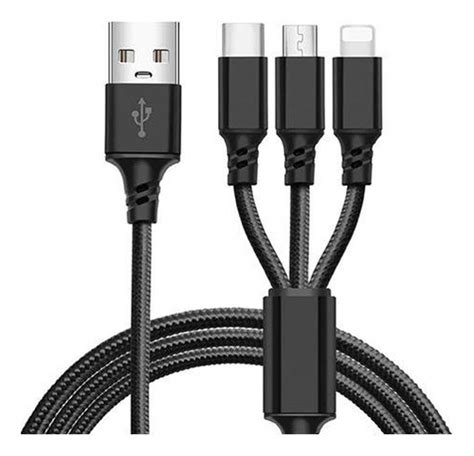 Cabo Universal Em Maxprint Micro Usb Tipo C Lightning