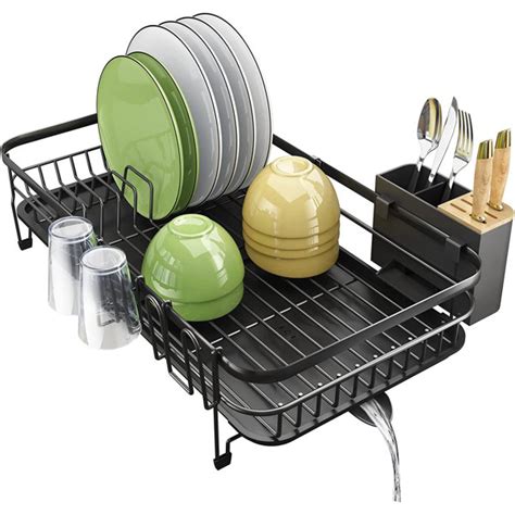 Belfry Kitchen Expandable Dish Rack Stainless Steel Dish Rack And