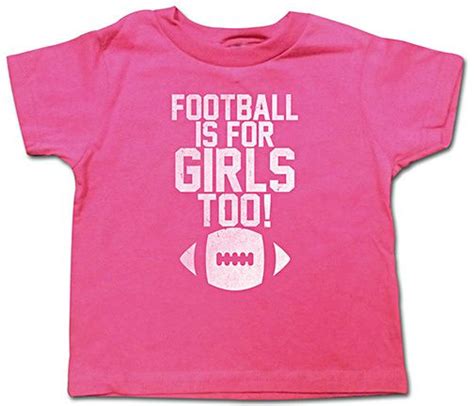 Hot Pink 'Football Is for Girls Too' Tee - Toddler & Girls | Baby ...