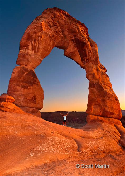 Delicate Arch Arches National Park Moab Utah USA Scott Martin