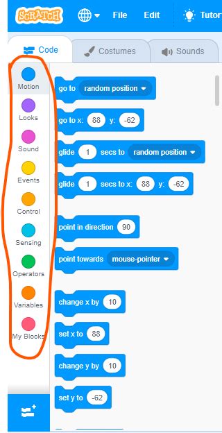 Scratch Coding Toolbox The Coding Fun