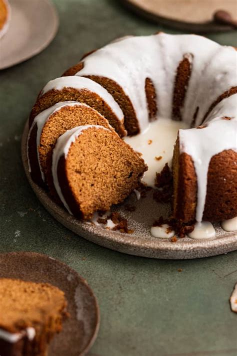 Moist And Easy Gingerbread Bundt Cake Frosting And Fettuccine