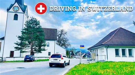 🇨🇭driving In Switzerland Zurich To Hirzel Horgen Swiss View Youtube