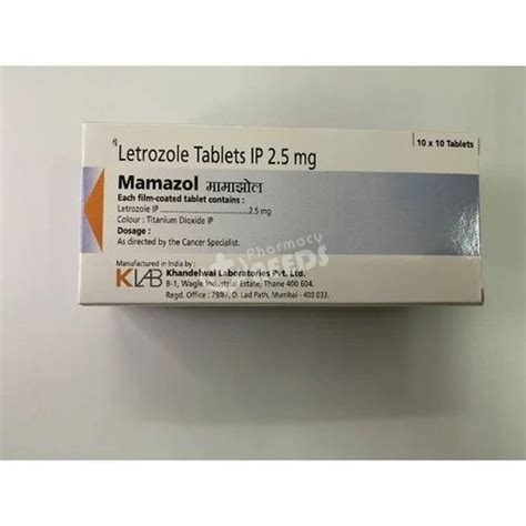 Mamazol 2 5mg Tablet For Clinical Packaging Size 10 Tabs In 1 Strip