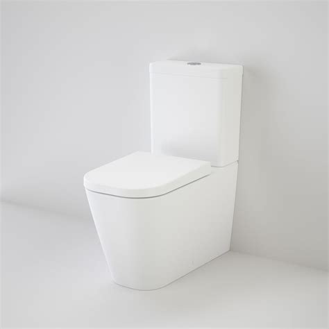 Luna Square Cleanflush Wall Faced Toilet Suite Caroma