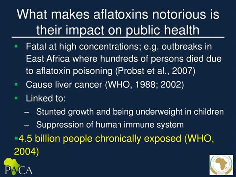 Ppt Overview Of The Aflatoxin Challenge And Paca Powerpoint