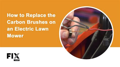 LAWN MOWER REPAIR How To Replace The Carbon Brushes On Your Electric