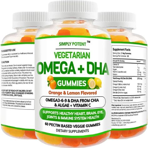 Amazon Omega Gummies Fish Oil Free Vegan Omega Dha