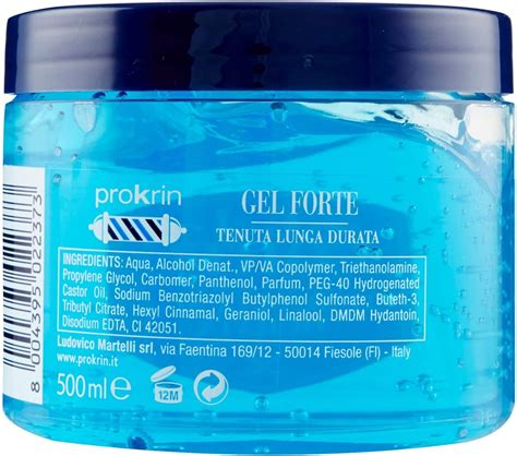 PROKRIN Gel Forte Vaso Tenuta Lunga Durata 100ml Davì hair