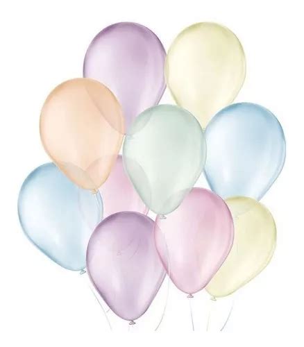 Globo de vejiga para bebés São Roque Cristal N9 C 25 varios colores