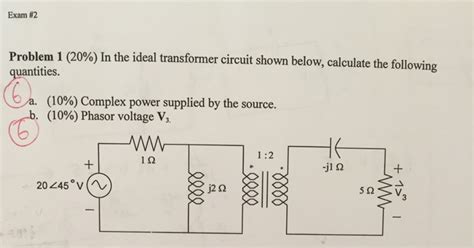 Solved In The Ideal Transformer Circuit Shown Below