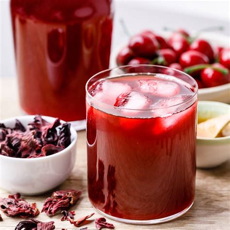 Cherry Hibiscus Juice Recipe (Try this!) - Nurtured Homes