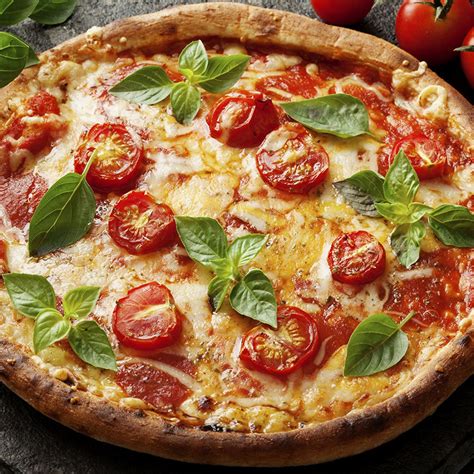 Recette Pizza Au Fromage Tomates Cerise Et Origan