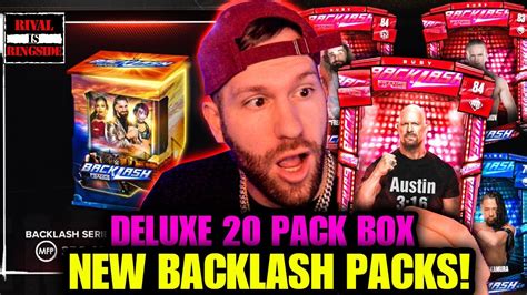 New Backlash Packs Opening Deluxe Pack Box Wwe K Myfaction