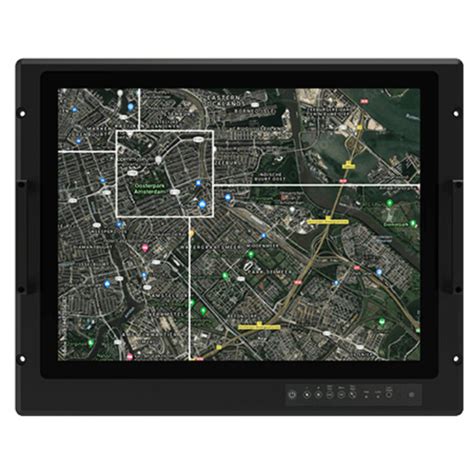 R21L100 MLM1FP 21 3 WUXGA Rack Mount PCAP Touch Military LCD Display