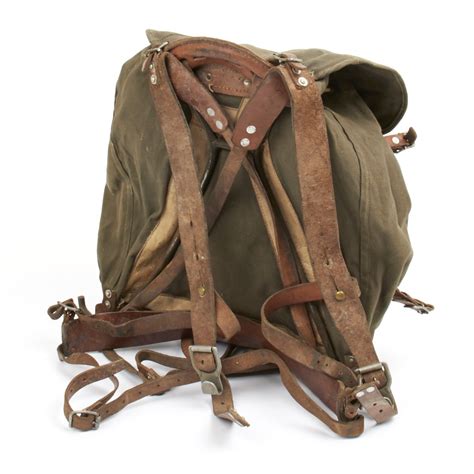 Original Swedish Wwii M1939 Alpine Rucksack Backpack With Metal Frame