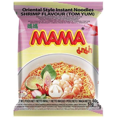 Thai Best Seller Mama Oriental Style Instant Noodles Classic Shrimp