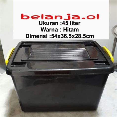 Jual Container Boxer Roda Ukuran 40 Liter Box Roda Kotak Perkakas