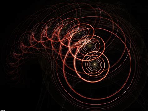 Abstract Circles Rotation Spiral Swirling Involute Hd Phone