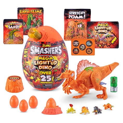 Smashers Epic Egg Series 4 Mega Light Up Dino Spinosaurus By ZURU