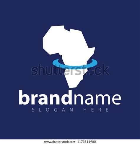 African Map Logo Icon Vector Template Stock Vector Royalty Free